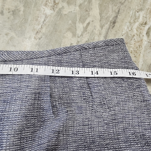 Le Suit Women’s Size 8 Blue Gray Textured Pencil Skirt Career Office Work Lined - Picture 8 of 9